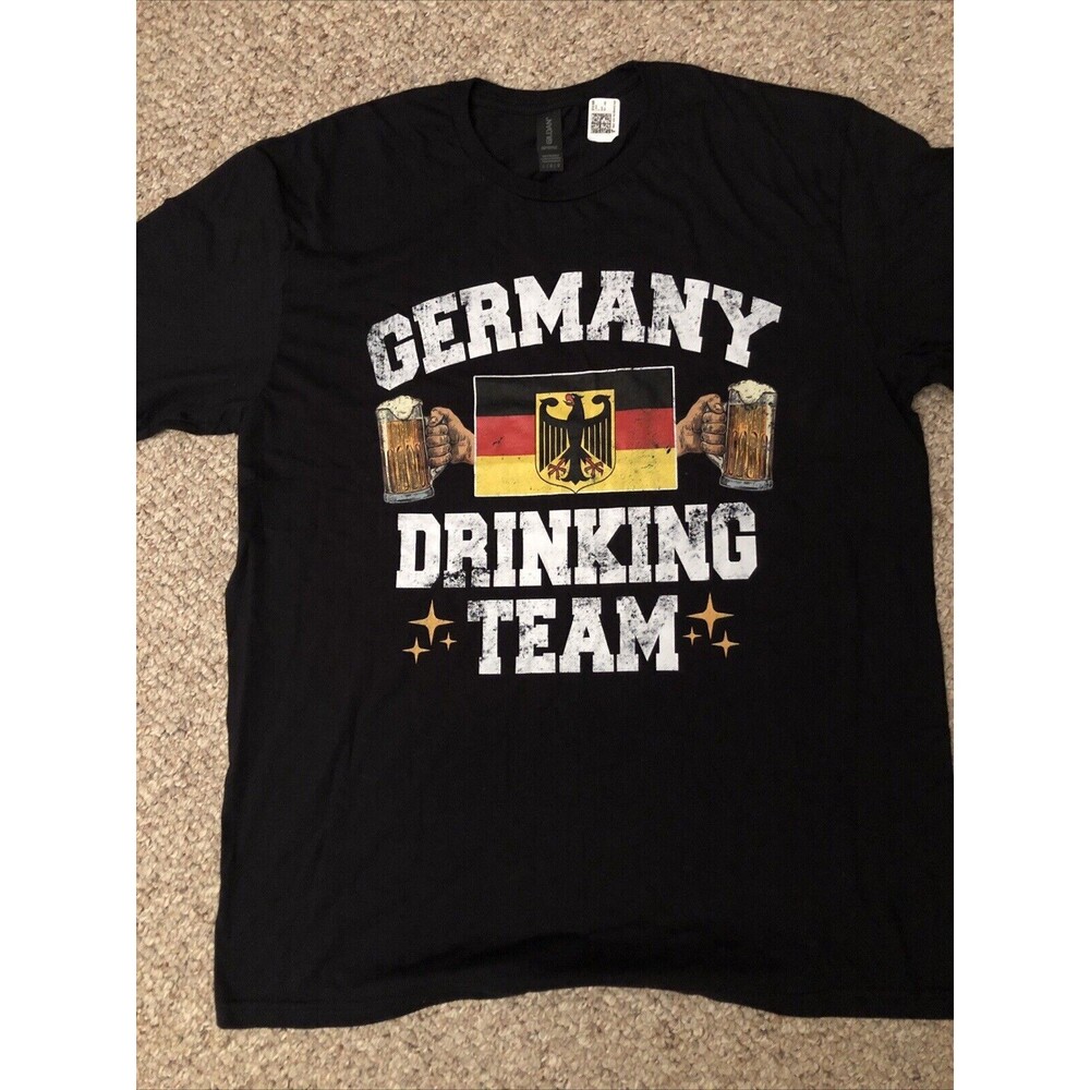 Germany Drinking Team Tee Germany‎ Beer Festivals Oktoberfest T-Shirt Large NWT